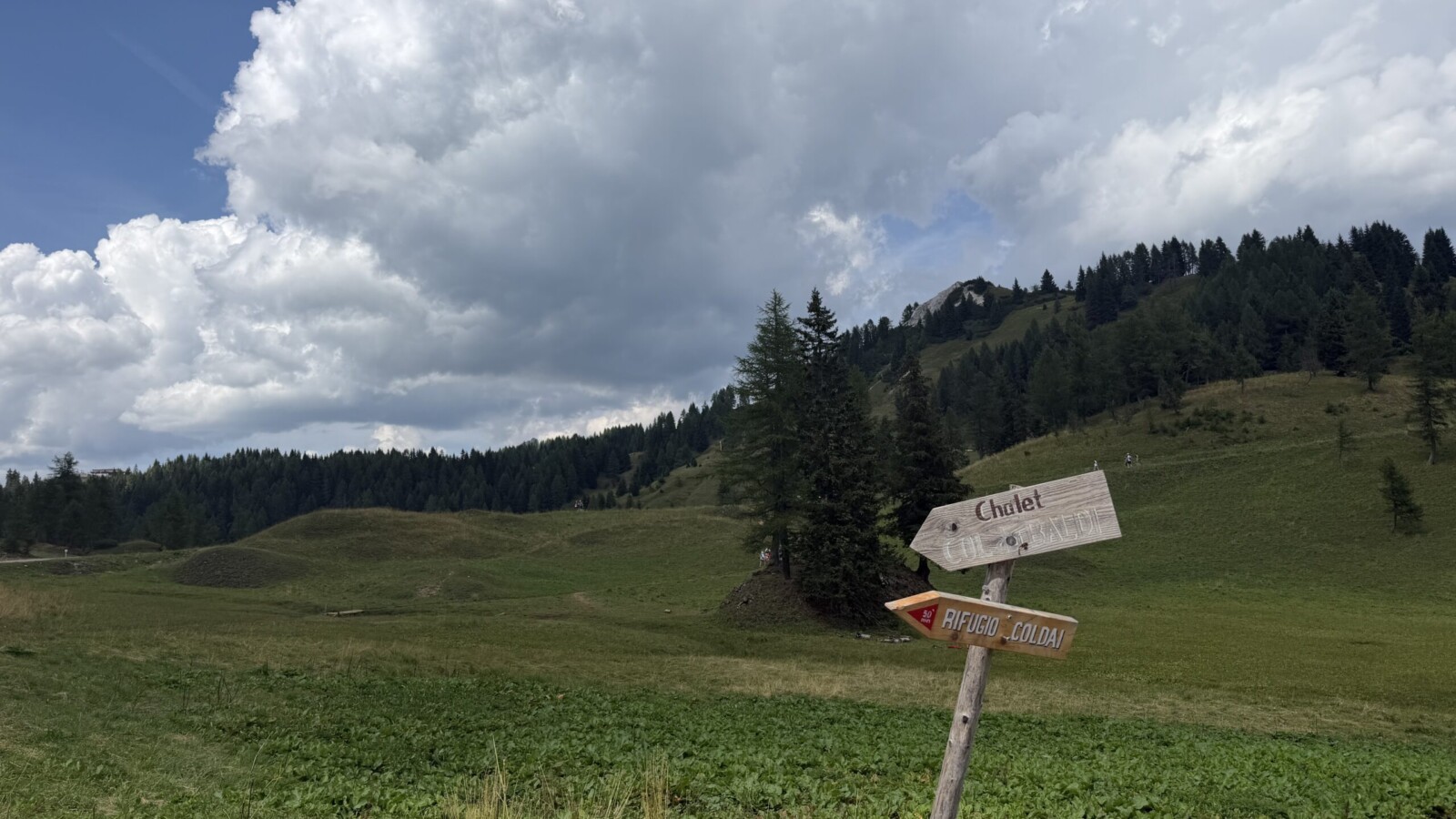 Rifugio-Coldai-20260809 - Lindicazione verso il coldai da Malga Pioda